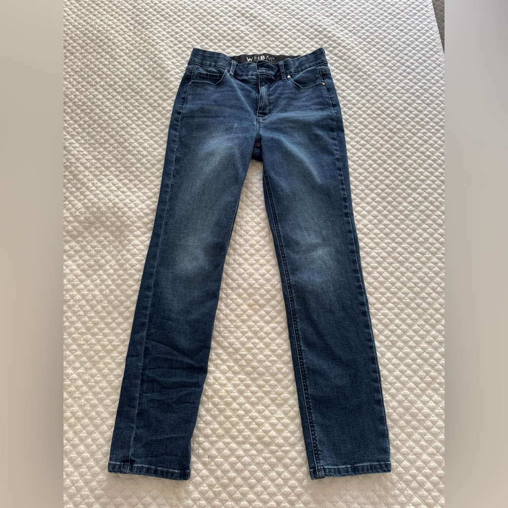 WHBM straight leg jeans size 4